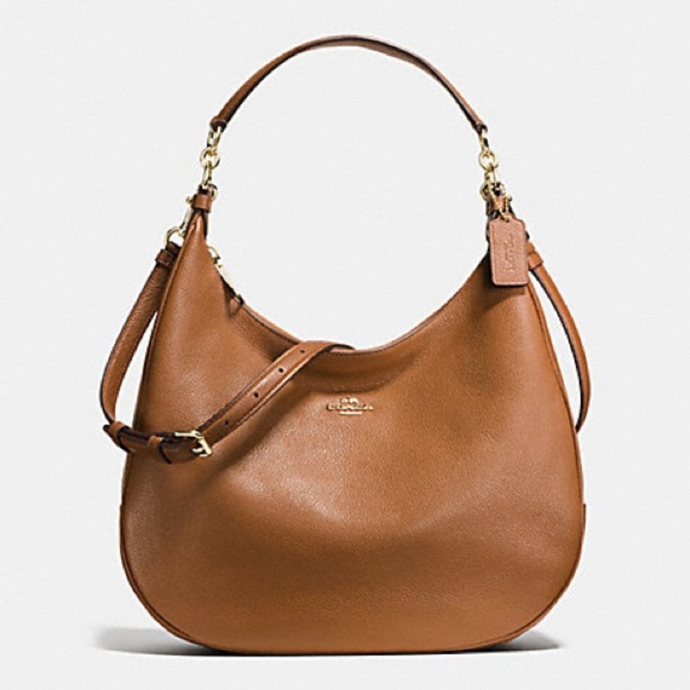 COACH HARLEY HOBO IN PEBBLE LEATHER (F38259)